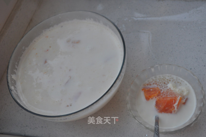 Papaya Milk Sago recipe
