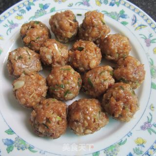 Pouring Meatballs recipe