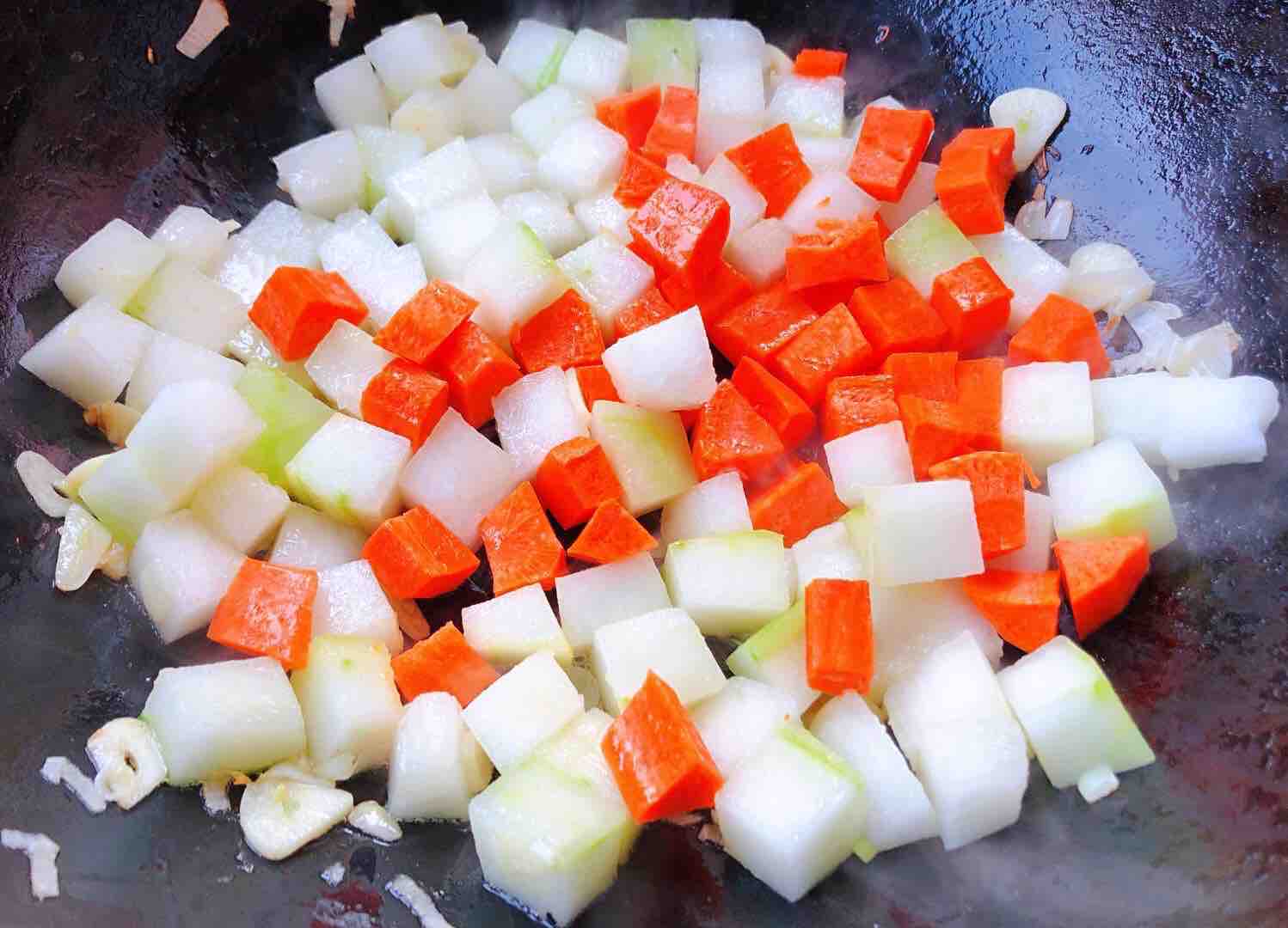 Winter Melon Carrot Meatball Soup recipe