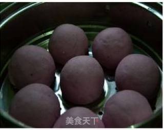 [novice Zero Failure] Milky Purple Sweet Potato Mantou recipe