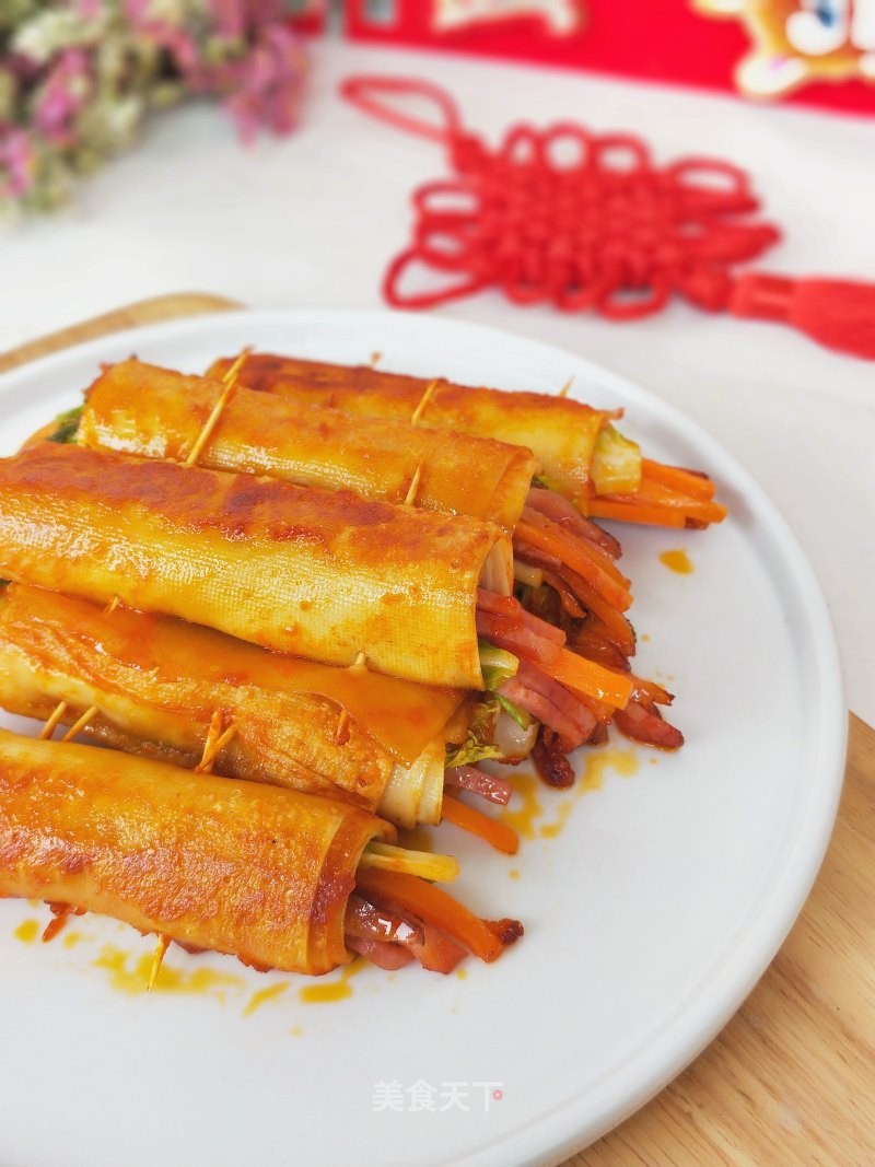 Vegetable Bean Curd Roll recipe