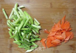 The Fresh Fragrance Brought by The King of Vegetables-asparagus and Shrimp Rice recipe