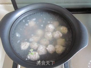 Mushroom Tomato Meatball Soup recipe