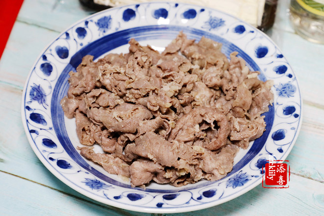 [tianxi's Kitchen] Fatty Beef in Sour Soup Made from Shibali Sweet Potato Chips recipe