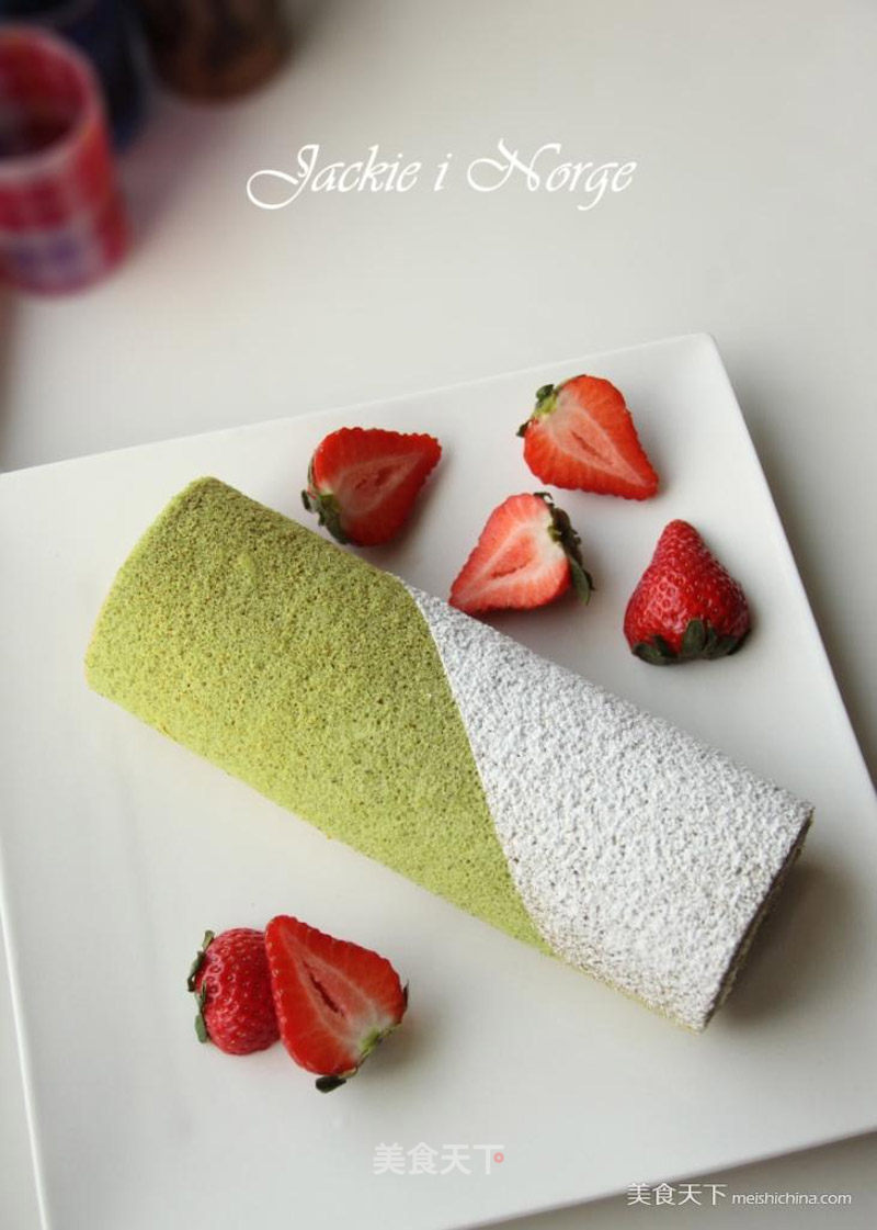 Matcha Cake Roll recipe