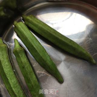 Fried Shrimp with Okra recipe