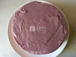 #aca烤明星大赛#purple Potato Salad Cake recipe