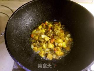 Clay Potato Beef Claypot Rice recipe