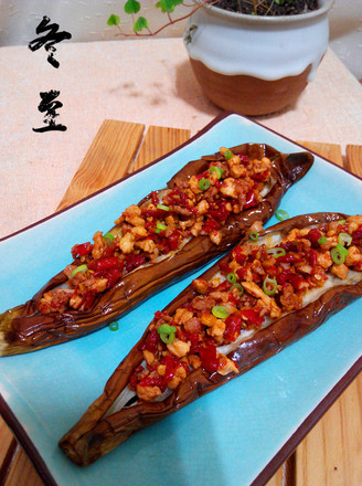 Grilled Eggplant with Minced Meat recipe