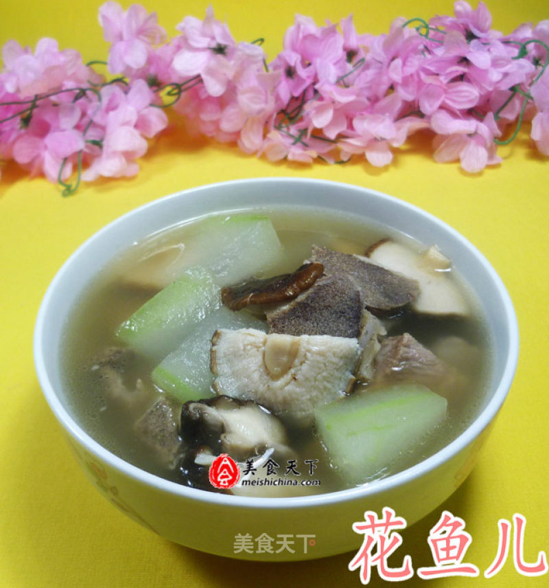 Mushroom and Winter Melon Pork Rib Soup recipe