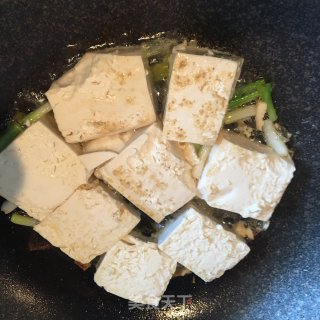 Braised Tofu with Mushrooms recipe