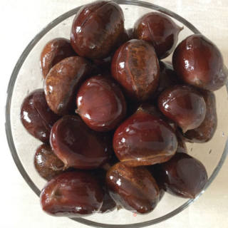 Roasted Chestnuts with Oily Sweet Sugar recipe