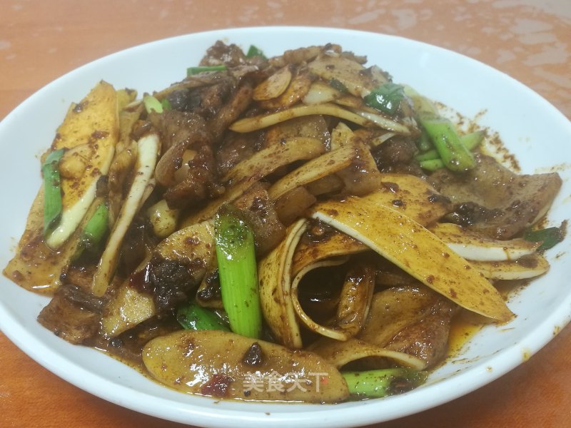 Fresh Bamboo Shoots and Ginger Twice Cooked Pork