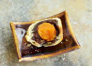 Red Bean Paste with Egg Yolk recipe