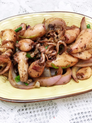 Cumin Fresh Squid recipe