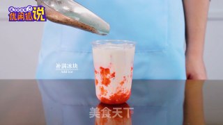 Milk Tea Tutorial Milk Tea Recipe: Lele Tea Net Red Milk Tea, The Practice of Dirty Strawberry Tea recipe