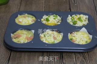 Ham Corn Cheese Tart recipe