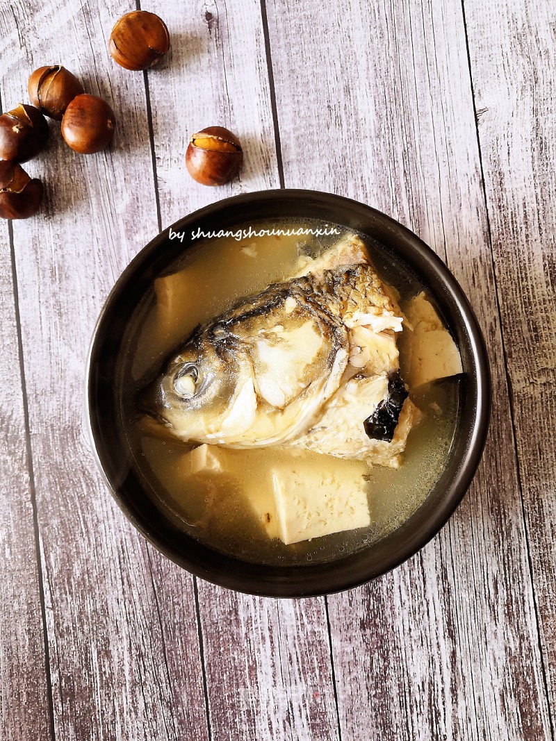 #豆腐# Chuanxiong Fish Head Tofu Soup recipe