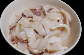 Squid Rings with Scallions--kai Shou Dish recipe