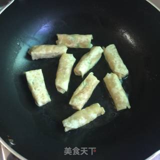 Pan-fried Wonton Skin Potato Spring Rolls recipe