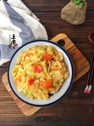 Stir-fried Cabbage with Scallops recipe