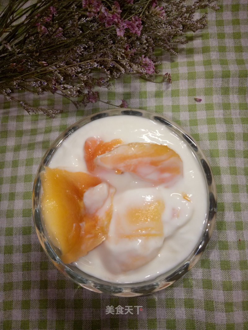 Papaya Mixed with Yogurt recipe
