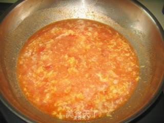 Tomato and Egg Pimple Soup recipe