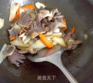 Goose Kidney Stir-fried Beef Lan Chowder recipe