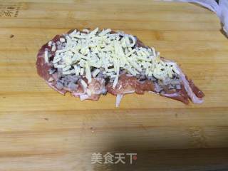 Cheese Mushroom Chicken Roll recipe