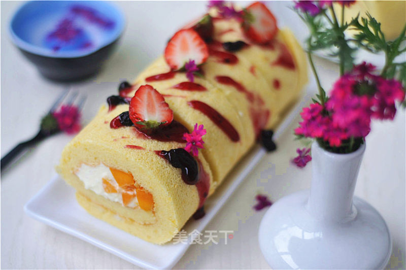 # Fourth Baking Contest and is Love to Eat Festival# Fruit Cake Roll recipe