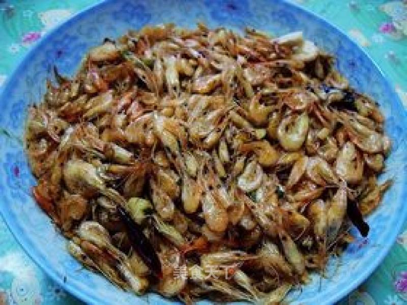 Fried Small River Prawns recipe