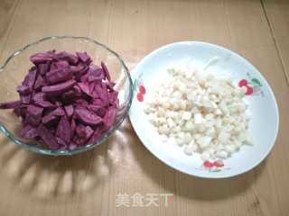 White Mushroom and Purple Potato Sushi recipe