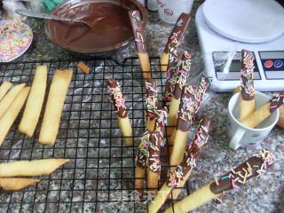 Chocolate Biscuit Sticks-children's Colorful Dreams recipe