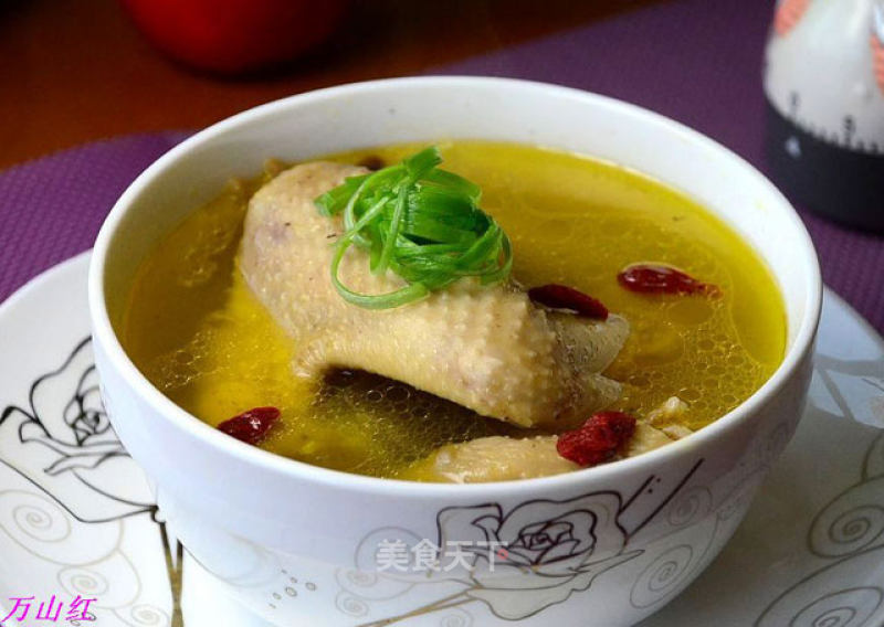 Stewed Hen with Angelica and Red Ginseng recipe