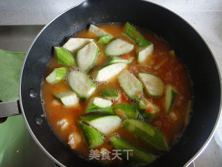 Loofah Tomato Shrimp recipe