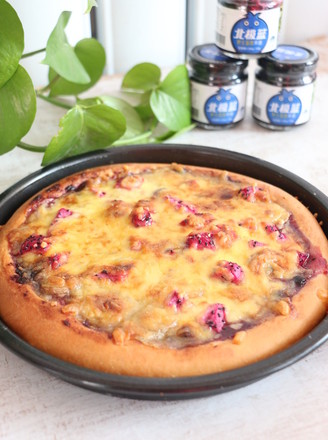 Fruit Pizza with Blueberry Sauce recipe
