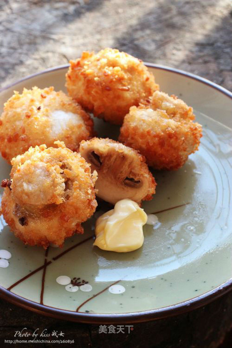 Fried Mushroom Salad recipe