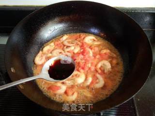 Braised Sea Prawns with Tomato recipe