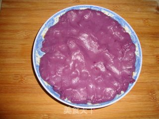 【purple Sweet Potato Cake with Coconut Fragrant】------purple Romantic Encounter recipe