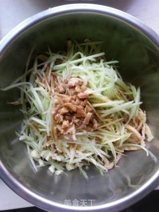 Cucumber with Bean Curd recipe
