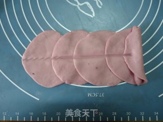 Purple Sweet Potato and Rose Bun recipe