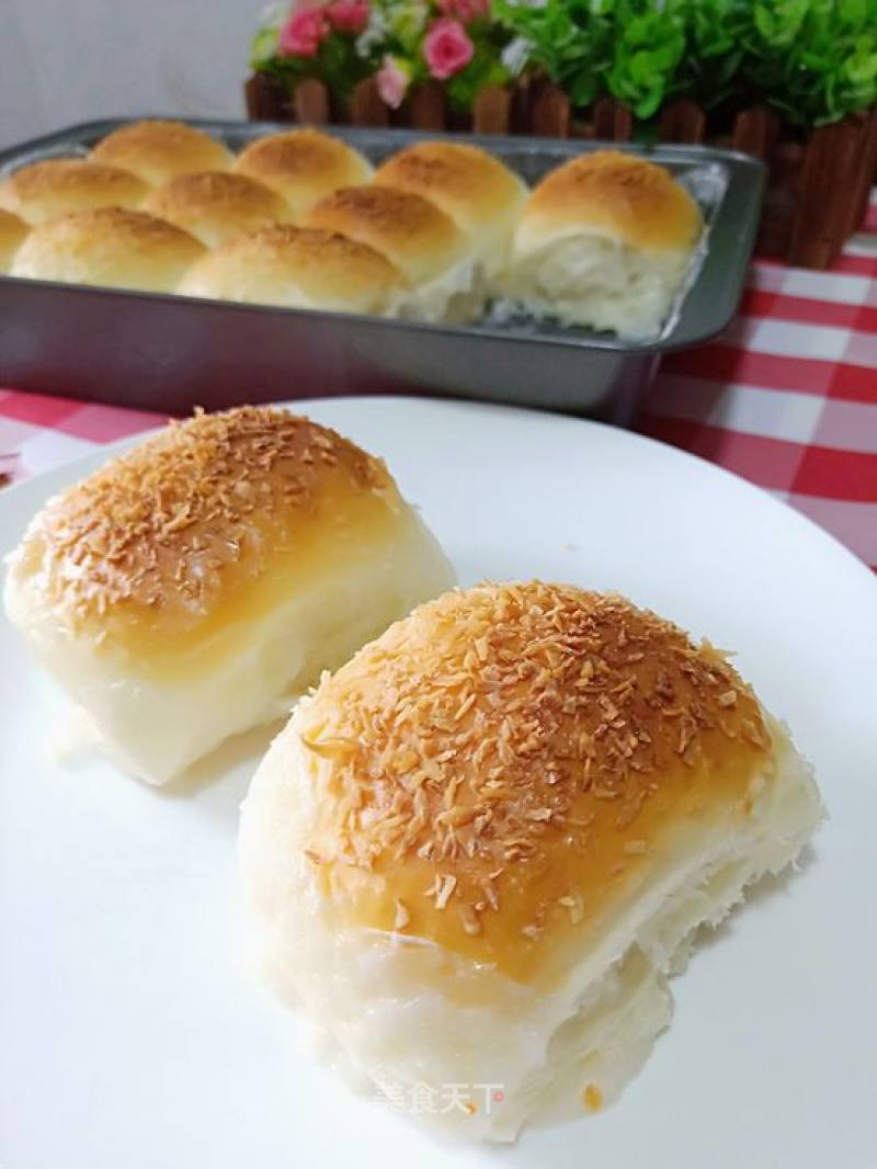 Coconut Soaked Bread recipe