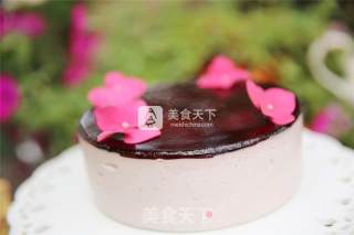 #aca烤明星大赛#blueberry Mousse Cake recipe