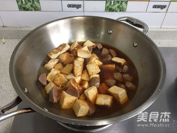 Beef Balls Braised Tofu recipe