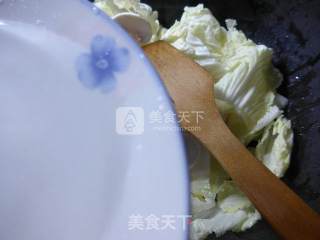 Stir-fried Cabbage with Mushrooms recipe