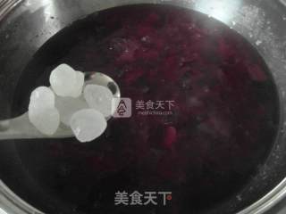 Purple Sweet Potato and Tremella Soup recipe