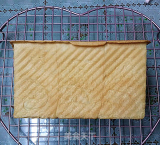 British Water Curtain Drawing Toast#one-time Kneading/one-time Fermentation# recipe