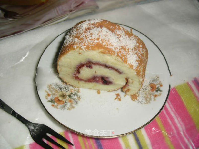 Blueberry Cake Roll recipe