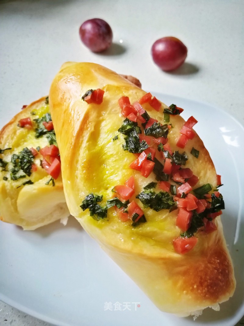 Scallion Ham Bread recipe