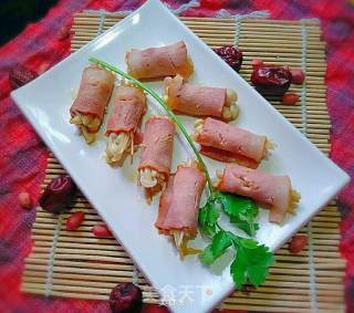 Bacon Enoki Mushroom recipe